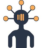 Artificial Intelligence Human Technology Network Concept vector