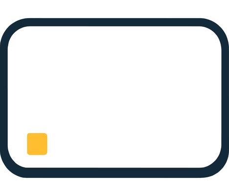 Blank Card Template Simple Layout Clean Design