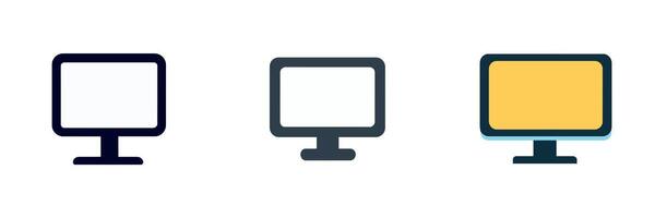 Computer Monitor Display Digital Device Technology vector