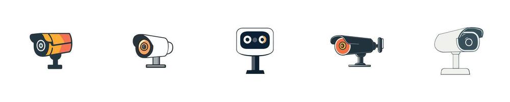 Camera Surveillance Security Monitoring and Observation vector