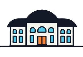 Modern Colorful Building Architecture and Design vector