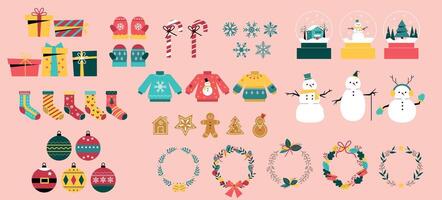 christmas object illustration vector