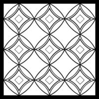a black and white geometric pattern on a white background . vector