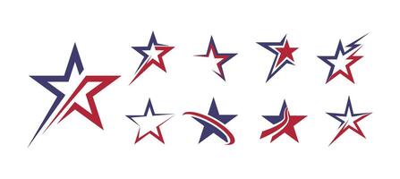 Stars effect design with American theme for patriotic graphics vector