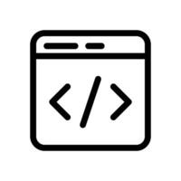 Outline Coding Icon Pack vector