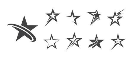 Stylized starry effect with black and white contrast for design vector