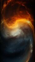 Space, Elite Background with Universe Twisting, Galaxy, Unique Design, Vertical, Stars, Rotation video
