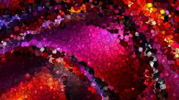 Paints, Multicolored Background, Cubes, Unique Design, Exclusive, Metallic Reflection video