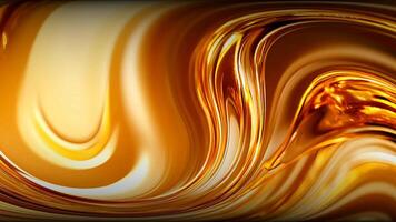 Exclusive Multicolored Background with Swirling of Liquid Metal, Abstract Waves, Colors, Unique Design, Reflection video