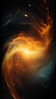 elite fundo com universo torcendo, espaço, galáxia, único projeto, vertical, rotação video