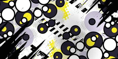 Abstract racing background with circle pattern vector