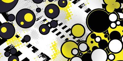 Abstract livery background with circle pattern vector