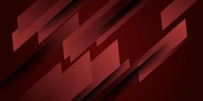 Abstract dark red background. Simple overlapping triangle pattern with shadow. Eps10 vector