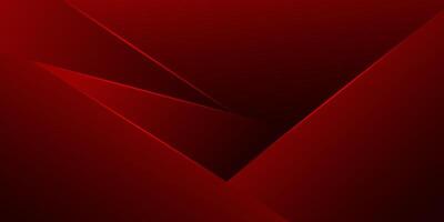 Abstract futuristic 3D background with red color background. Overlapping light and shadow pattern. vector