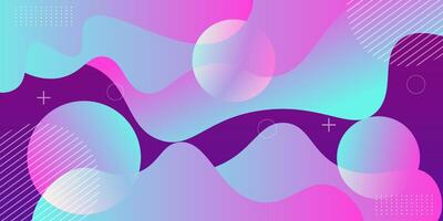 Blue and purple gradient 3D design background. Futuristic trendy color pattern. Wave background. Colorful geometric poster background. Eps10 vector