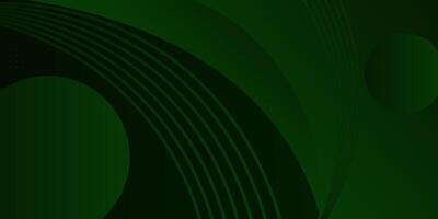 Abstract green curved paper cut background with overlapping shape pattern. Green background with cool line design. Eps10 vector