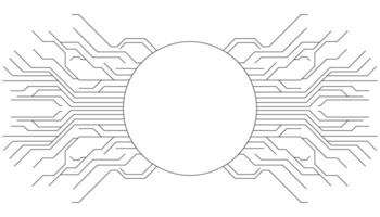 Circular Technology Interfacet,HUD Element Design vector
