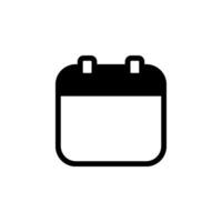 calendar icon. Suitable for websites, apps, UI design, and various graphic projects vector
