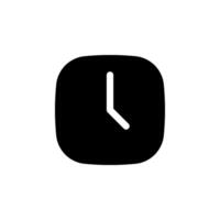 clock icon, perfect for adding a touch of casualness to designs and representing time or scheduling. Ideal for web design, user interfaces, and educational materials vector