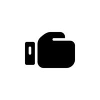 boxing glove icon. Perfect for representing sports, fitness, competition, or strength. Ideal for use in web design, mobile apps vector