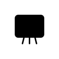 whiteboard or canvas icon illustration. Perfect for presentations, education, and design projects vector