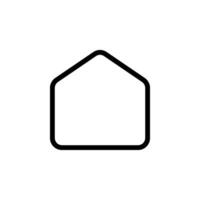 home or house icon. Ideal for web design, app development, real estate, and general home related projects. Clean, simple and easily adaptable for various use vector