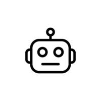 Robot icon set. perfect for representing technology, automation, or artificial intelligence. vector