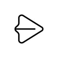 Send message or email icon symbol vector