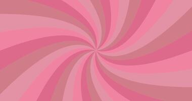 Abstract psychedelic geometrical spiral vortex starburst background - seamless loop animation video