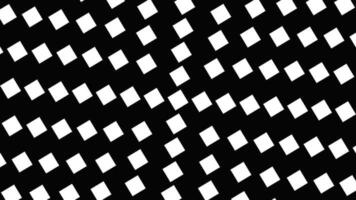 Halftone abstract geometrical round square pattern background design - seamless looping animation video