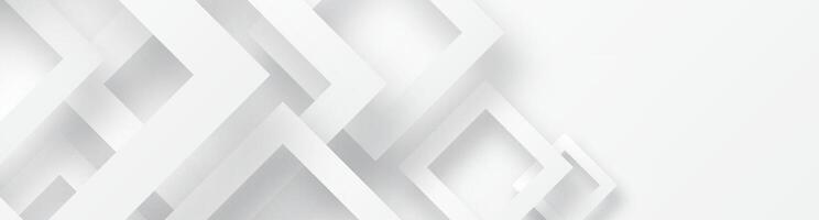 3D white geometric abstract background overlap layer on bright space with rhombus effect decoration. Modern graphic design element cutout style concept for web banner, flyer, card, or brochure cover vector