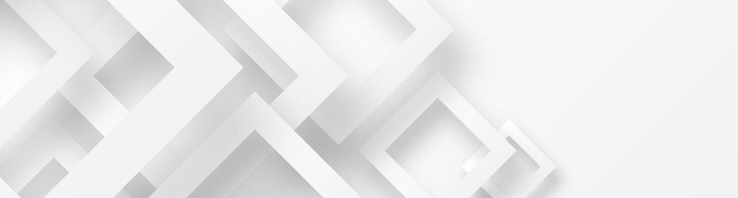 3D white geometric abstract background overlap layer on bright space with rhombus effect decoration. Modern graphic design element cutout style concept for web banner, flyer, card, or brochure cover