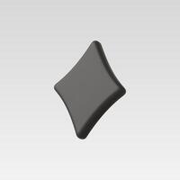 A sleek, abstract geometric shape on a smooth gradient background. vector