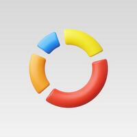 A vibrant, colorful circular design with smooth, rounded shapes. vector
