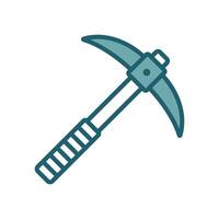 Pickaxe Icon Set for Mining and Crafting vector
