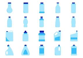 Set Of Bottle Type Element vector