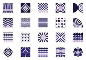 Seamless Geometric Pattern Icon Element vector