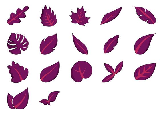 Bold Nature Foliage Element Set
