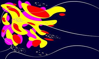colorful abstract liquid background for poster banner sale event Celebration Social Media Post Template. Able to use for mobile apps, banners design, web or internet ads vector