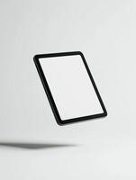 Ultra realistic tablet mockup with blank screen for design and presentation use photo