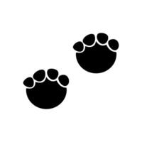 Elephant footprint icon isolate on white background vector