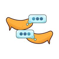 bubble chat with typing indicator vector