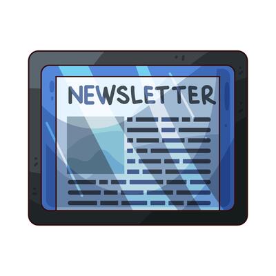 illustration of newsletter