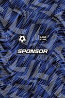 Abstract blue textile for jersey pattern, sublimation printing vector