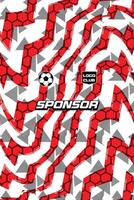 abstract red texture for sport pattern jersey design vector