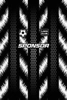 black striped abstract pattern for jersey design, fabric textile sublimation vector
