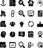 search engine optimization icons vector