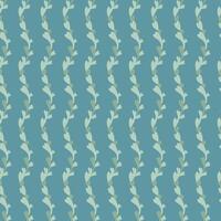 Light Green Vertical Vine Pattern vector