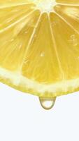 Refreshment The drop of lemon Healthy video