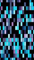 background Colorful abstract pattern with squares moving randomly on a black background data element video